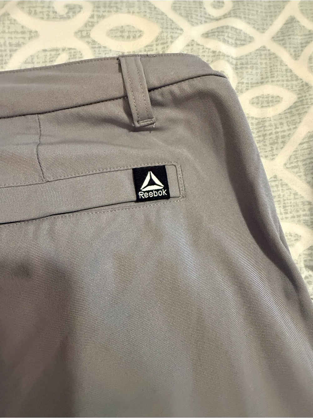 Reebok Men's Light Gray Dress Pants - Straight Leg - Picture 5 of 5